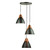 Artcraft Lighting Artcraft SC13323BK Tote Straps Matt Black Pendant Light 