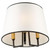 Artcraft Lighting Artcraft SC13344BK Coco Gold/Black Flush Mount Light 