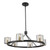 Artcraft Lighting Artcraft AC11826BB Salinas black & brass round chandelier 