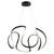 Artcraft Lighting Artcraft AC7639BK Mira Versatile Sloped Ceiling Pendant 