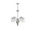 Volume Lighting Volume V2605-33 Brushed Nickel Chandelier Light Fixture 