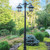 Gama Sonic Solar Lighting Gama Sonic 123BM50003 Orion Triple Head Lamp Post