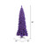 Vickerman 7.5' Flocked Purple Pencil Fir Artificial Christmas Tree Purple Dura-lit LED Lights
