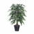 Vickerman 4' Artificial Green Smilax Bush Rattan Basket