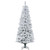Vickerman 5.5' Flocked Pacific Artificial Christmas Tree Pure White LED Lights