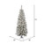 Vickerman 5.5' Flocked Pacific Artificial Christmas Tree Multi-Colored LED Lights