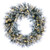 Vickerman 30" Flocked Jackson Pine Artificial Pre-Lit Wreath with Warm White Lights and 165 PVC Tips