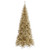 Vickerman 4.5' Champagne Tinsel Fir Slim Artificial Christmas Tree Unlit