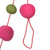 Vickerman 6' Pink Turquoise and Lime Wool Pom Pom Garland
