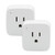  Satco S11269 Modern Compact Mini smart Outlet Fixture 