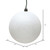 Vickerman N590711DG - White Ball Ornament