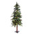 Vickerman 4' Mixed Country Alpine Artificial Christmas Tree Warm White Dura-Lit LED Lights