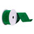 Q214875 Vickerman - 2.5 in x 10 yd Green Faux Suede Wired Decorative Ribbon