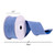 Q214873 Vickerman - 2.5 in x 10 yd Baby Blue Faux Suede Wired Decorative Ribbon