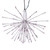 X21W086 Vickerman - 16 Inch Outdoor Purple LED Starburst Christmas Light - White Frame