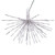 X21W161T Vickerman - 24 Inch Outdoor Warm White LED Starburst Christmas Light - White Frame