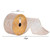 Q170186 Vickerman - 2.5 in x 10 yd Champagne Sheer With Glitter Chevron Wired Decorative Ribbon