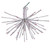 X21W090 Vickerman - 16 Inch Outdoor Pink LED Starburst Christmas Light - White Frame