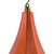 Vickerman MC191018D - Burnished Orange Finial Ornament
