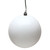 Vickerman N591511DCV - White Ball Ornament