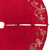 Vickerman 72" Red Beaded Ornament Velvet Christmas Tree skirt