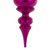Vickerman N150670DMV - Fuchsia Finial Ornament