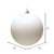 N594011DSV Vickerman - 15.75 in White Shiny Ball UV Outdoor Christmas Ornament