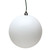 Vickerman N590711DMV - White Ball Ornament