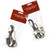 V20B700 Vickerman - 6' Switched Pinch Clip C7 Socket XTW 20 Guage Brown Wire 2 pack Christmas Light Accessory
