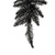 Vickerman 36" Black Fir Artificial Christmas Teardrop Unlit