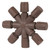 X6B6616 Vickerman - Single Mold LED Set Brown Coaxial 8-Way Splitter 2/Bag CSA/us Listed Christmas Light Accessory