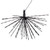 X21K241 Vickerman - 32 Inch Outdoor Warm White LED Starburst Christmas Light - Black Frame