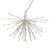 X21W167 Vickerman - 24 Inch Outdoor Yellow LED Starburst Christmas Light - White Frame
