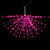 X21G250 Vickerman - 32 Inch Outdoor Pink LED Starburst Christmas Light - Green Frame
