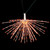 X21W248 Vickerman - 32 Inch 240-Light Outdoor Orange LED Starburst Christmas Light - White Wire
