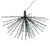 X21G248 Vickerman - 32 Inch 240-Light Outdoor Orange LED Starburst Christmas Light - Green Wire
