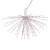X21W243 Vickerman - 32 Inch 240-Light Outdoor Red LED Starburst Christmas Light - White Wire