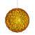 X106607 Vickerman - 6 Inch Outdoor Yellow LED Christmas Light Sphere