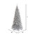 Vickerman 9' Silver Tinsel Fir Slim Artificial Christmas Tree Unlit