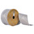 Q202437 Vickerman - 2.5 in x 10 yd Gray and Beige Chevron Sheen Wired Decorative Ribbon