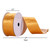 Q214683 Vickerman - 2.5 in x 10 yd Gold Wired Decorative Ribbon