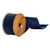 Q220534 Vickerman - 2.5 in x 10 yd Midnight Blue Sequin Metallic Wired Decorative Ribbon