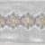 Q223387 Vickerman - 4 in x 5 yd Silver Jewels Wired Decorative Ribbon