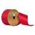 Q201002 Vickerman - 2.5 in x 10 yd Red Satin Wired Decorative Ribbon