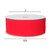 Q206233 Vickerman - 3 in x 50 yd Red Velvet Wired Decorative Ribbon