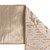 QR223121 Vickerman - 4 in x 10 yd Ivory and Gold Metallic Jacquard Wired Decorative Ribbon