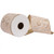 QR223121 Vickerman - 4 in x 10 yd Ivory and Gold Metallic Jacquard Wired Decorative Ribbon
