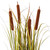 Vickerman 60" Artificial Potted Green Grass with Cattails