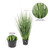 Vickerman 24" Artificial Potted Extra Full Green Grass