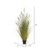 Vickerman 24" PVC Artificial Potted Green and Brown Grass and Plastic Grass